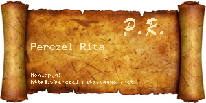 Perczel Rita névjegykártya